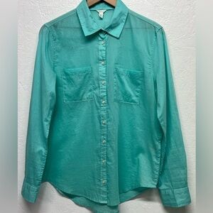 WOMEN’S - Aeropostale Long Sleeve Button Up Shirt - L